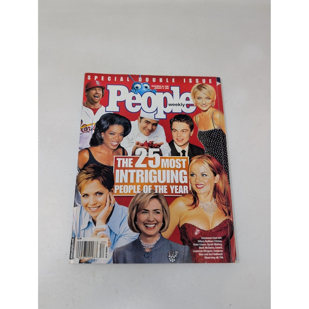 People Magazine 1998 1999 Leonardo DiCaprio Oprah Winfrey Hillary‎ Clinton VTG